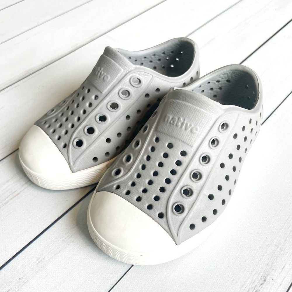 Native Shoes Kids Gray Slip-On